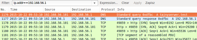 Komunikacja TCP do wybranego adresu IP